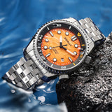 BERNY - Herren-Taucheruhr mit automatischer Leuchtfunktion - AM126VM