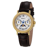 Berny-Reloj de cuarzo Moonphase para mujer-2160VL