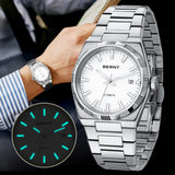 BERNY-Men Automatic Dress Watch- Interchangeable Bezel- AM141M