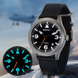 BERNY-Men Automatic Titanium Field Watch-AMT143M