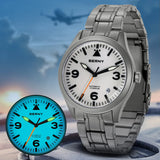 BERNY-Men Automatic Titanium Field Watch-AMT143MS