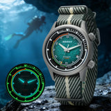 BERNY-Men Automatic Titanium Diver Watch-AMT159MNY