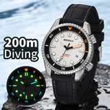 BERNY - Herren-Taucheruhr mit automatischer Leuchtfunktion - AM126VM