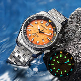 BERNY - Herren-Taucheruhr mit automatischer Leuchtfunktion - AM126VM