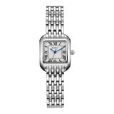 Berny-Men Reloj de oro cuadrado de cuarzo-2166M