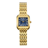Berny-Men Reloj de oro cuadrado de cuarzo-2166M
