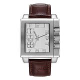 BERNY-Men Quartz Retro Square Watch-2812VM