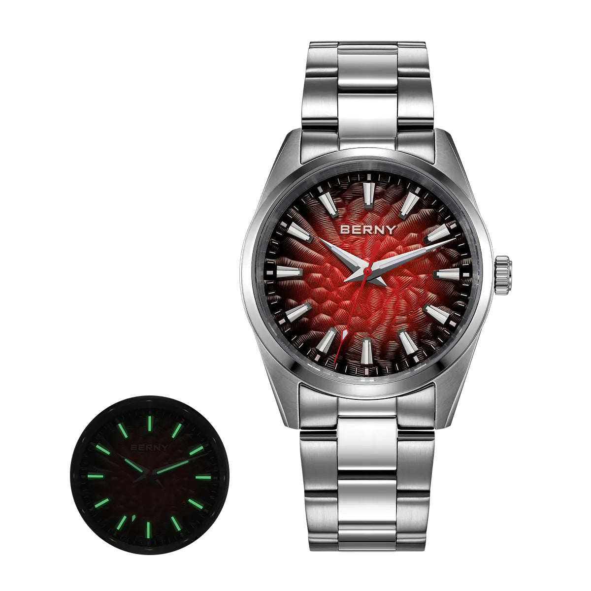 BERNY-Men Quartz Dress Watch-2954M