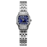 Berny-Reloj de oro cuadrado de cuarzo para mujer-2166L