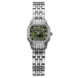Berny-Reloj de oro cuadrado de cuarzo para mujer-2166L