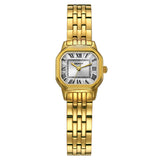 BERNY-Damen Quarz Quadrat Gold Uhr-2166L 