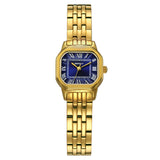 BERNY-Damen Quarz Quadrat Gold Uhr-2166L 