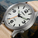 BERNY-Men Quartz Titanium Field Watch V2-T2576M