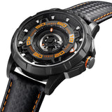 Men's Skeleton Mechanical Watch | Automatic Luxury Timepiece-AM198M-BLK