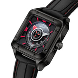 Reloj de negocios cuadrado de cuarzo Berny-Men-2635M