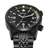 BERNY - Herren-Automatik-Fliegeruhr - AM129M 