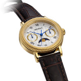 Berny-Reloj de cuarzo Moonphase para mujer-2160VL