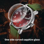 one side curved sapphire glass with high light transmittance