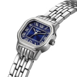 Berny-Reloj de oro cuadrado de cuarzo para mujer-2166L