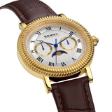 BERNY-Men Quartz Moonphase Watch-2262M