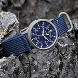 BERNY-Men Quartz Titanium Field Watch-T2566M