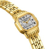BERNY-Damen Quarz Quadrat Gold Uhr-2166L 