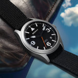 BERNY-Men Automatic Titanium Field Watch-AMT143M