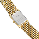 Berny-Reloj de oro cuadrado de cuarzo para mujer-2166L