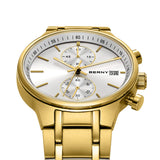 BERNY-Men Quartz Gold Fashion Watch-2285VM