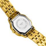 BERNY-Damen Quarz Quadrat Gold Uhr-2166L 