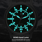 BERNY-Men Quartz Titanium Field Watch-T2566MS