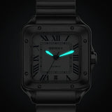 Reloj de negocios cuadrado de cuarzo Berny-Men-2635M