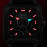 Reloj de negocios cuadrado de cuarzo Berny-Men-2635M