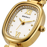 BERNY-Women Quartz Classic Gold Watch-5004L