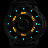 Men's Skeleton Mechanical Watch | Automatic Luxury Timepiece-AM198M-BLK