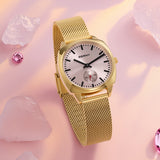 BERNY-Đồng hồ thạch anh vuông nữ-2785L 