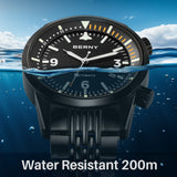 BERNY - Herren-Automatik-Fliegeruhr - AM129M 