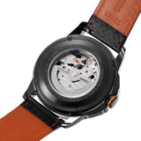 Men's Skeleton Mechanical Watch | Automatic Luxury Timepiece-AM198M-BLK