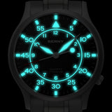 BERNY-Men Quartz Titanium Field Watch-T2566MS