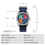 BERNY Quartz Titanium Dress Watch-T2570M