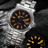 BERNY-Men Automatic Diver Watch-AM135M