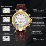 BERNY-Men Automatic Full Calendar Watch-AM7042M
