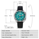 BERNY-Men Automatic Compressor Diver Watch-AM1970M