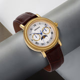 BERNY-Men Quartz Moonphase Watch-2262M