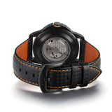 Men's Skeleton Mechanical Watch | Automatic Luxury Timepiece-AM198M-BLK