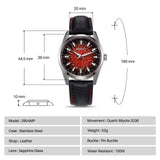 BERNY-Men Quartz Dress Watch-2954MP