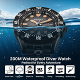 BERNY-Men Automatic Diver Watch-AM151MS