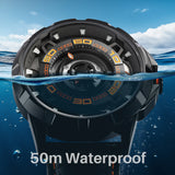 Men's Skeleton Mechanical Watch | Automatic Luxury Timepiece-AM198M-BLK