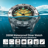 BERNY-Men Automatic Diver Watch-AM151M