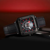 Reloj de negocios cuadrado de cuarzo Berny-Men-2635M